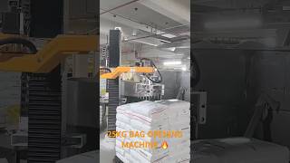 25KG BAG OPENING MACHINE 🔥#depalletizing #automation #robotics #palletizer