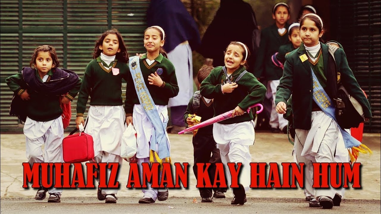 MUHAFIZ AMAN KAY HAIN HUM  Shafqat Amanat Ali Khan  Tribute to Teachers  Students of APS Peshawar