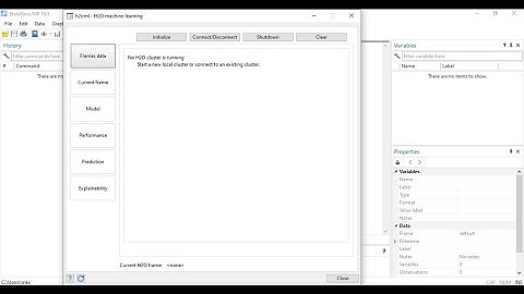 How to set up H2O in Stata