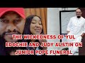 THE WICKEDNESS OF YUL EDOCHIE AND JUDY AUSTIN ON JUNIOR POPE FUNERAL