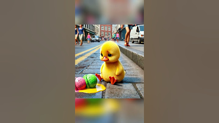 Cute duck accidentally dropped its ice cream on the ground丨CAT丨CUTECAT丨AI丨AICAT丨PUPPY丨