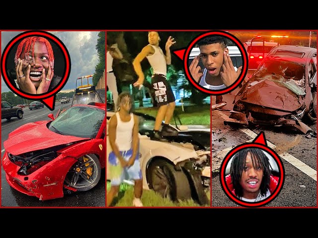 RAPPER CAR CRASHES (Lil Yachty, NLE Choppa, Lil Baby, Memo600