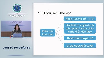Luật TTDS - Chương VIII   phần 1 - Thủ tục sơ thẩm