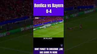 Benfica Vs Bayern Munich,  0-4#shorts