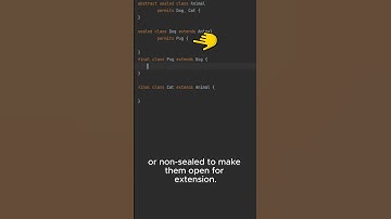Sealed classes in #java explained