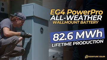EG4 WallMount All-Weather 14.3 kWh Battery with 18kPV Hybrid Inverter Spotlight