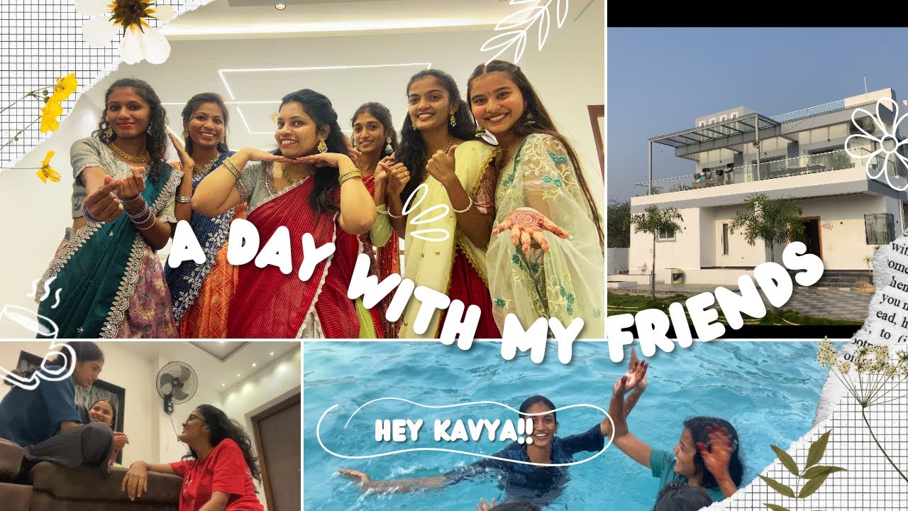 A DAY WITH MY FRIENDS || FUN VLOG || VLOG-1 || HEY_KAVYA!! - YouTube