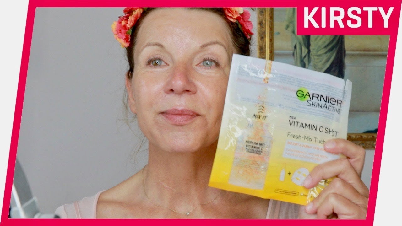 GARNIER FRESH TUCHMASKE mit Vitamin C 🍋 MIX-TUTORIAL 🍋 Kirsty Coco -  YouTube