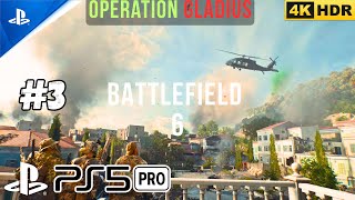 (PS5) Battlefield 6 Gameplay | Mission Operation Gladius| [4K 60FPS HDR)