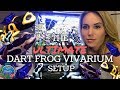 The Ultimate Dart Frog Vivarium Setup + Waterfall - Start to Finish - Mindi's Coral Reef