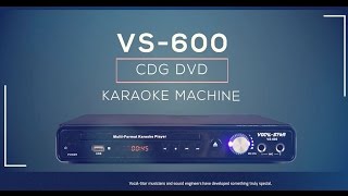 200W Digital Key Control DVD/CD+G/CD/System VS-600 Karaoke Machine CDG/CD/DVD Player Overview (e)