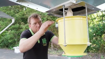 Easy empty bigbag | Makkelijk FIBC lossen, gedoseerd met frame | Vidbag Modulo bigbag dosing frame