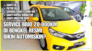 Service Mobil Honda Brio Di Bengkel Resmi Bikin Automiskin Youtube