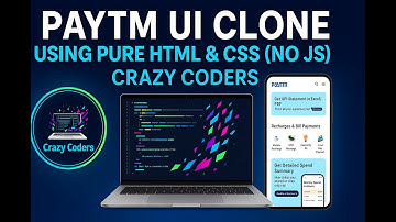 Paytm UI Clone Using Pure HTML & CSS (No JS)