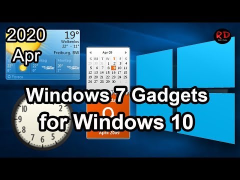 windows 7 gadgets for windows 10 @rdwithit