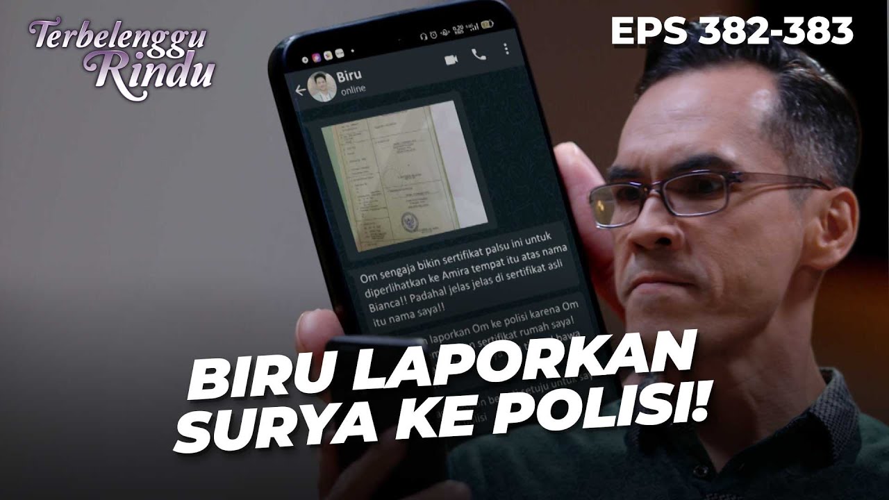 Surya Ngamuk Karena Ancaman Dari Biru | TERBELENGGU RINDU | EPS. 382-383 (3/3)