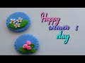 Women’s day craft ideas 🌸How To Make Clay Flowers 🌸 Cum sa faci figurine din clay