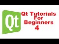 Qt Tutorials For Beginners 3 - First Qt GUI widget Application