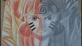 Como dibujar a Naruto Uzumaki a blanco y negro - colores/How to Draw Naruto.