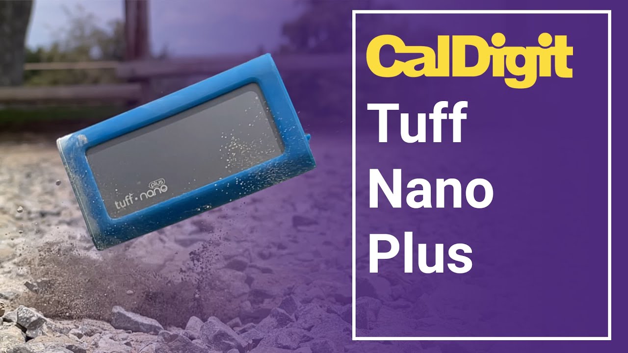 Blue CalDigit Tuff Nano Plus Rugged IP67 SSD 2TB