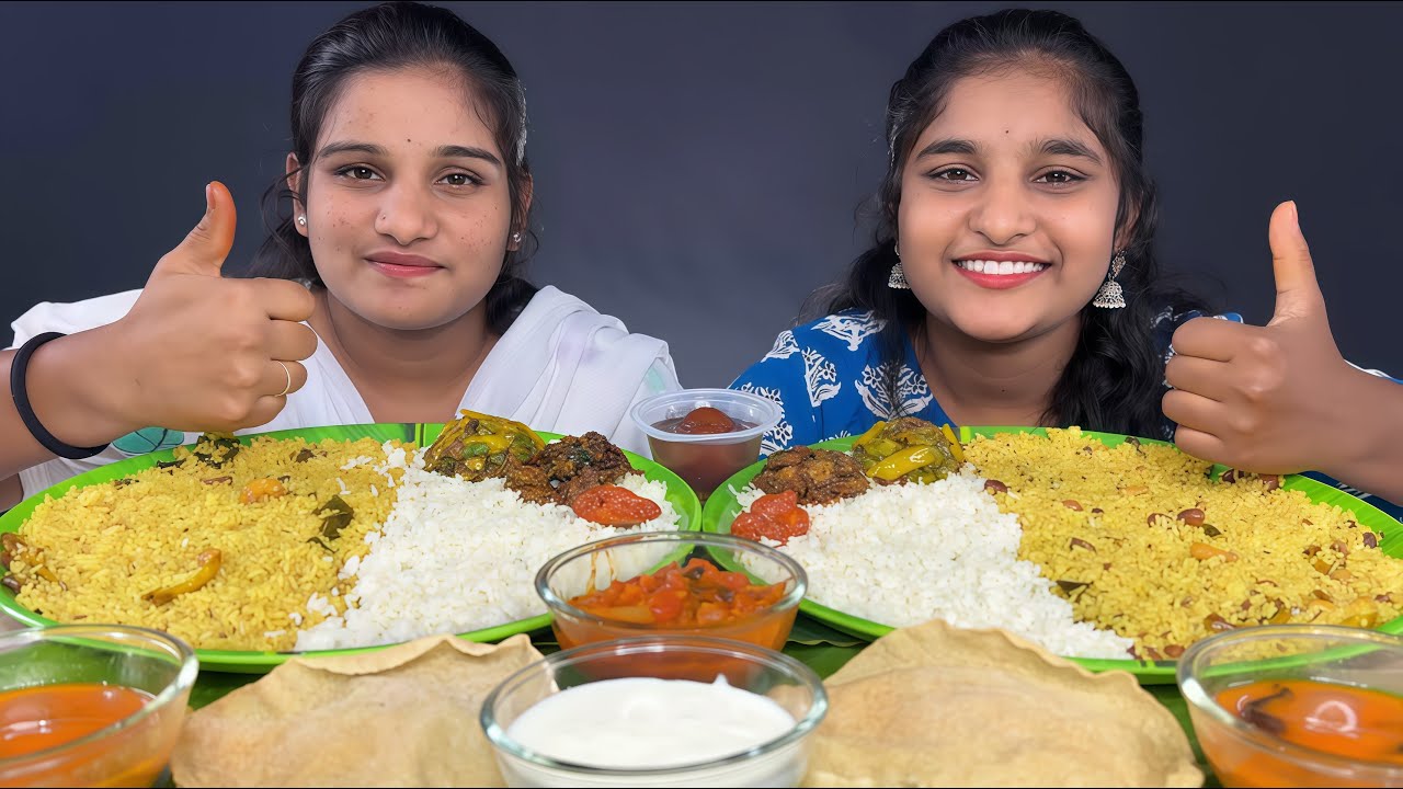 PURE VEG THALI EATING CHALLENGE🍛 | ఓడి పోతే బాలయ్య డైలాగ్ చెప్పాలి!😂 #funnyvideo