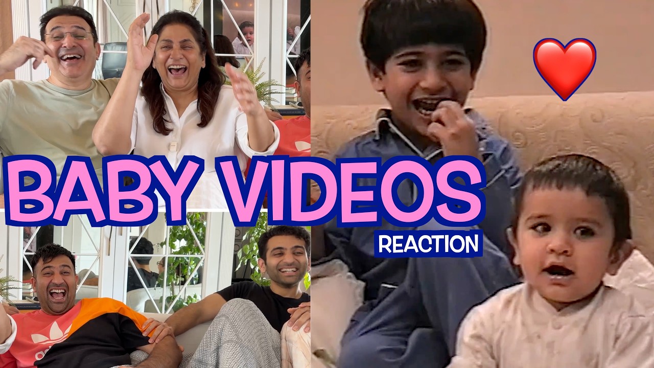 MY BABY VIDEOS REACTION WITH FAM ❤️ - S3E177