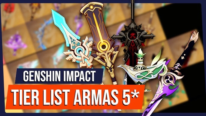 Genshin Impact: Tier list das melhores armas