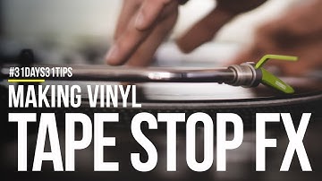 Creating a vinyl TAPE STOP effect in Ableton