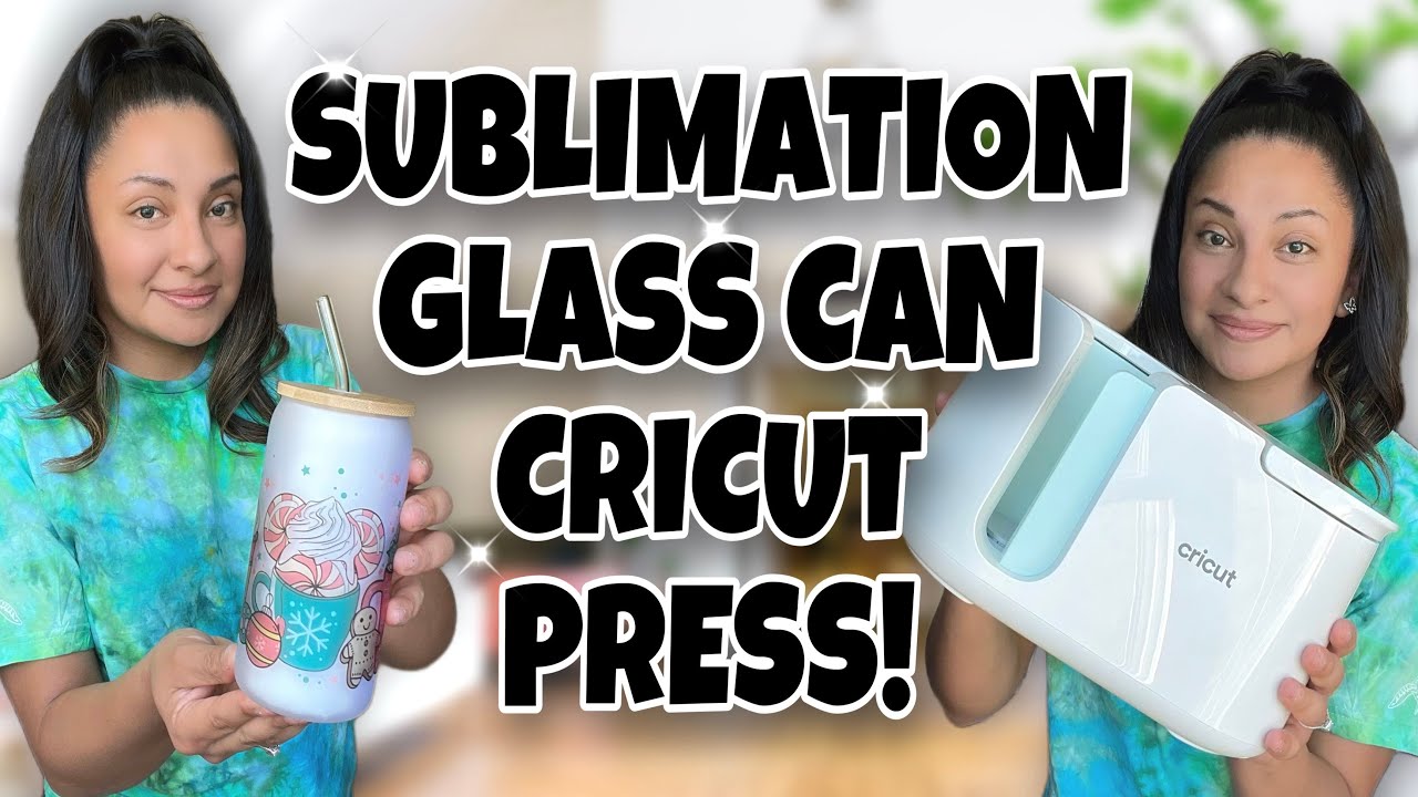 How to Sublimate Frosted Glass Can Tumblers with the Cricut Mug