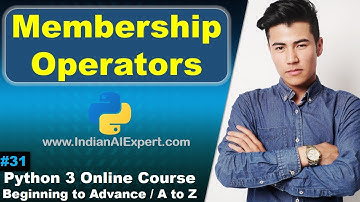Membership Operators in Python | Python 3 Online Course (A to Z ) in Hindi #31
