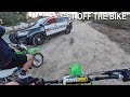 PIT BIKE VS COPS!! *SKETCHY*