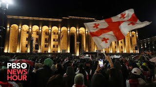 Amid massive protests, Georgian parliament passes bill critics say will set back democracy