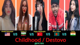 Destovo (детство) | Battle By - Arusik Petrosyan, Gabby G, Tuğçe Haşimoğlu, Abrar Fahim & Tiasha | Resimi