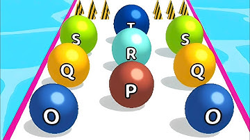 AZ Run ABC Ball Runner All Levels Gameplay Walkthrough (Android Ios) Level 833