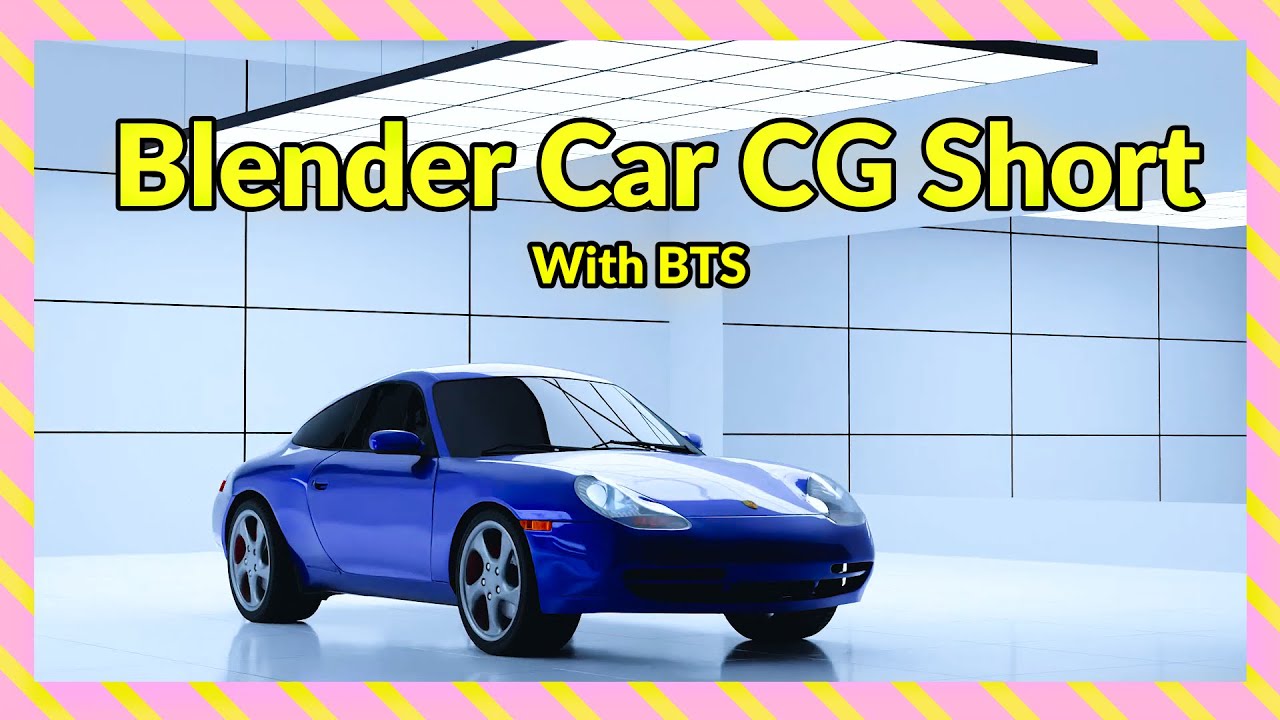 Blender Car CG Showreel Deepak Graphics YouTube