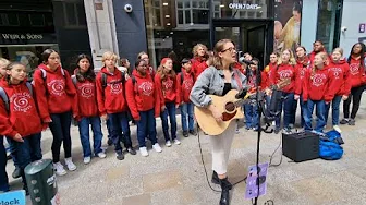 FLASH MOB choir surprise street performer - Ed sheeran perfect | Allie Sherlock cover FLASH MOB choir surprise street performer - Ed sheeran perfect | Allie Sherlock cover