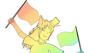 Pride Month Drawing (Panromantic Asexual)