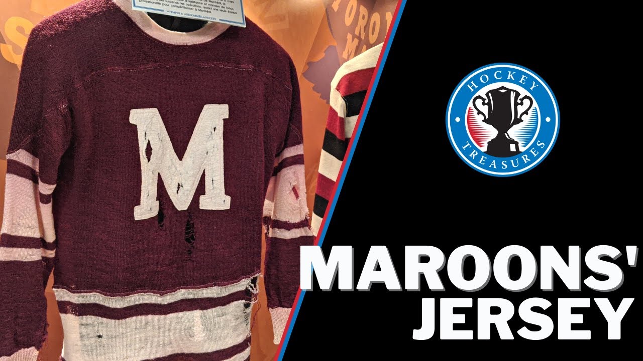 Montreal Maroons Jersey-Inspired Gunner Sweater