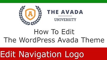 How To Edit The WordPress Avada University Top Navigation Logo