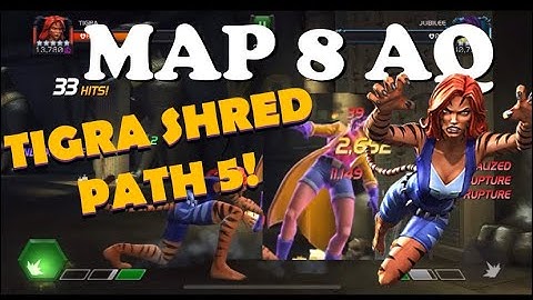 Tigra Shreds Path 5 (S1&2) in AQ Map 8! Marvel Contest of Champions