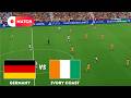 IVORY COAST vs GERMANY | World Cup 2026 Match Simulation | eFootball PES 21 Gameplay