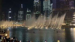 The Dubai Fountain Show Whitney Houston I will always love you