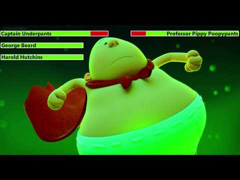 Captain Underpants: The First Epic Movie Final Battle With Healthbars 22