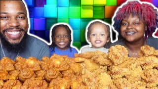 CRUNCHY FRIED CHICKEN + SPICY FRIED CHICKEN + CAJUN RANCH FRIES MUKBANG 먹방 EATING SHOW