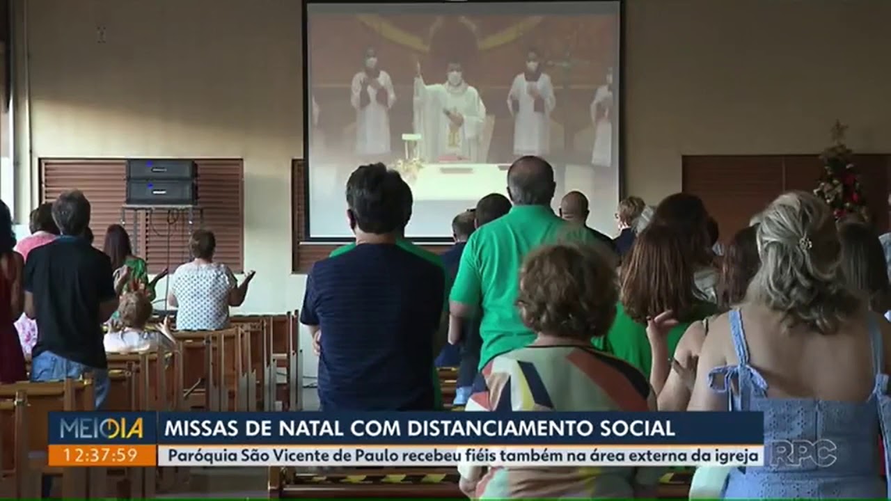 MISSA DE NATAL NA PANDEMIA