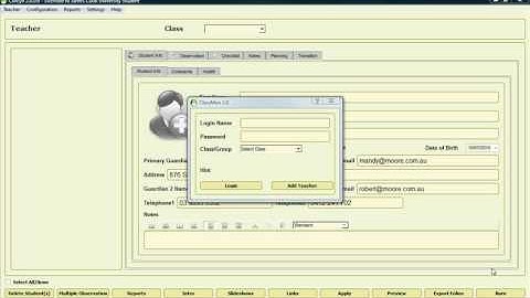 ClassMon - a tool for the Early Years Learning Framework