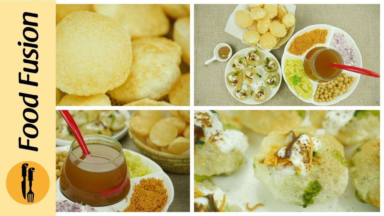 Pani Puri Recipe | Gol Gappa Recipe - By Food Fusion