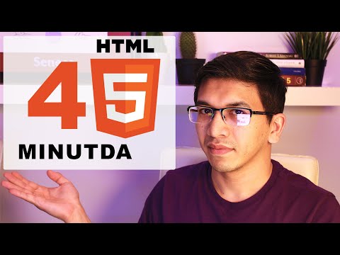 45 Minutda HTML5 Darsligi