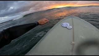 sunrise surf at Yamba  #surfing #gopro