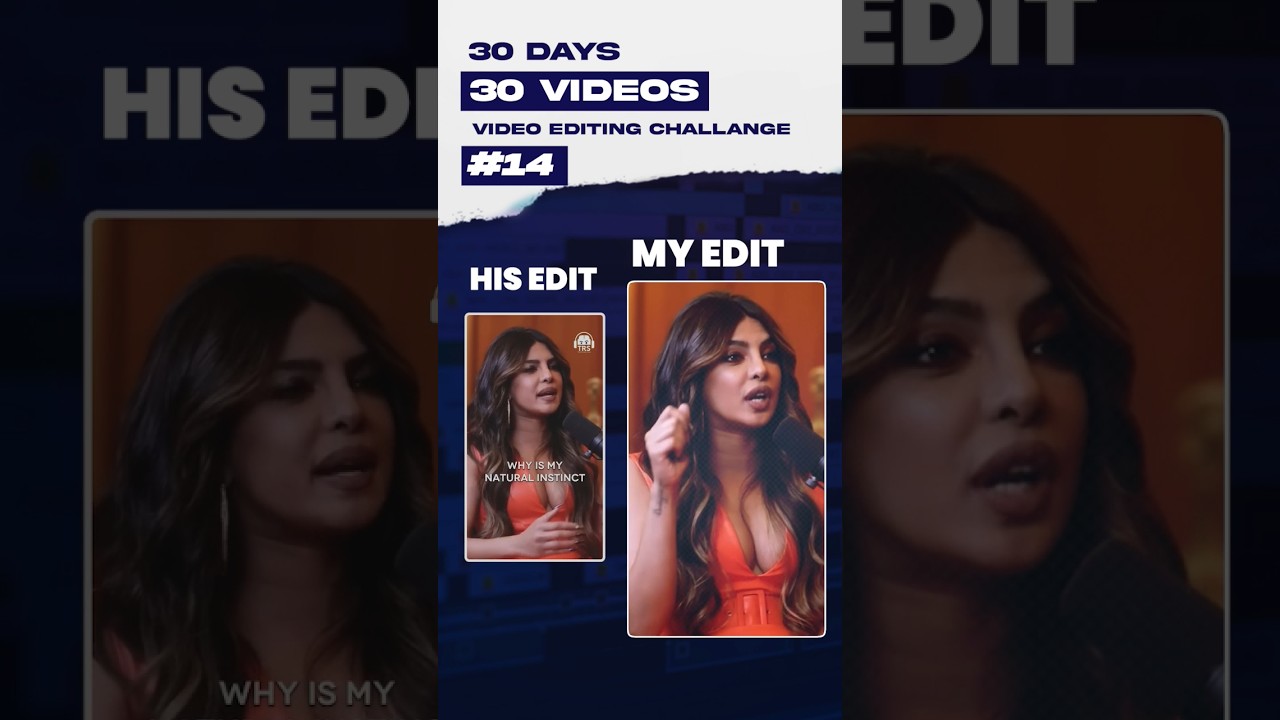 Day 14 of 30 Days 30 Videos editing challenge @GenZway @beerbiceps@ranveerallahbadia
